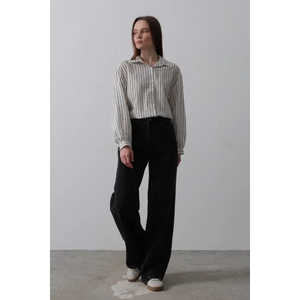 Parçalı alaş Denim  iyah