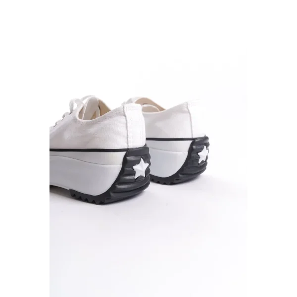 PARIS Bağcıklı Ortopedik Taban Kadın Sneaker Spor Ayakkabı  TBT - Beyaz