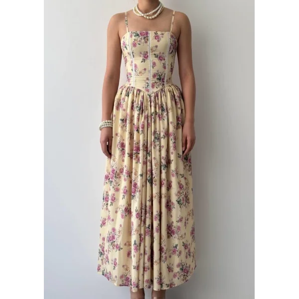 Pars İp Askılı Elbise