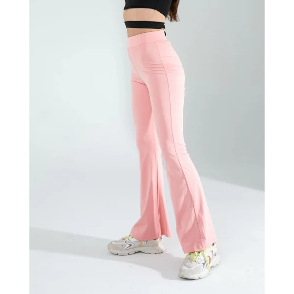 Pembe İspanyol Paça Tayt