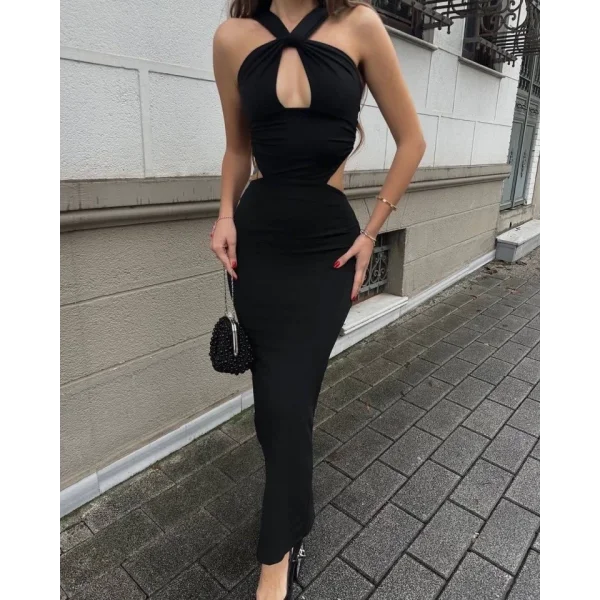 Pencere Detaylı Elbise