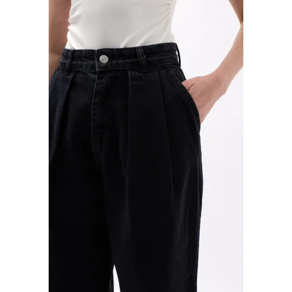 Pensli Yüksek Bel Jean