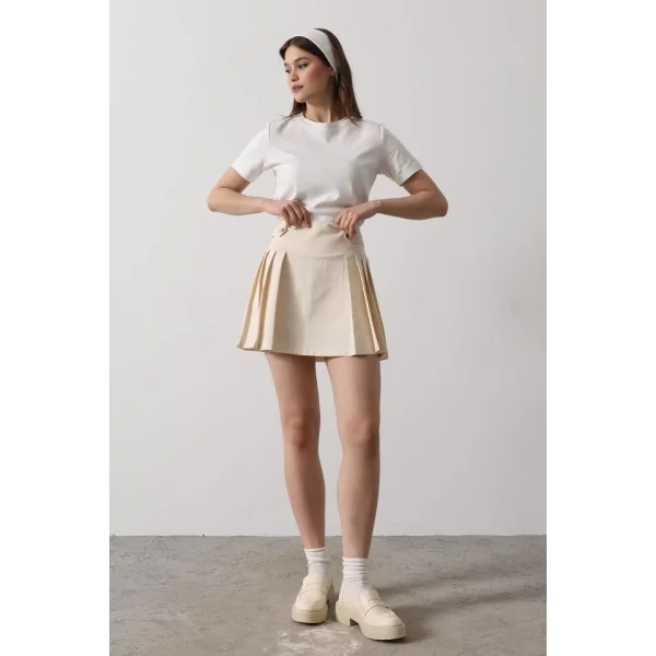 Pileli ini Etek  Ekru