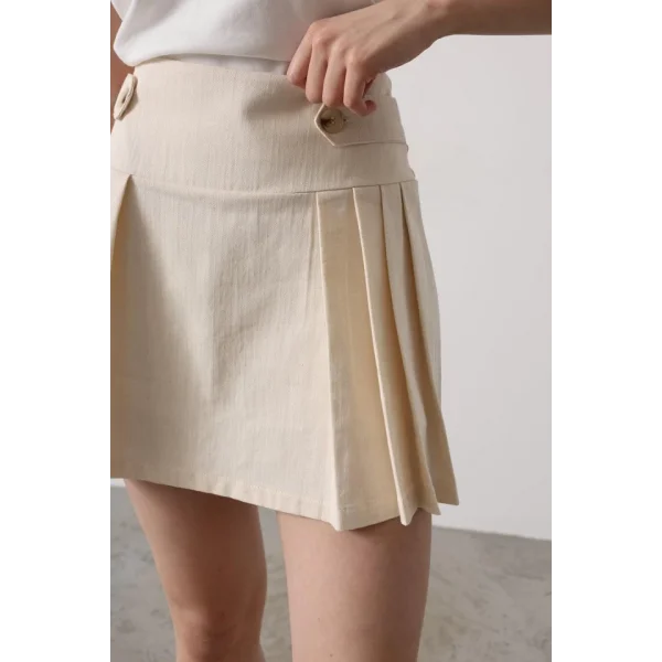 Pileli ini Etek  Ekru