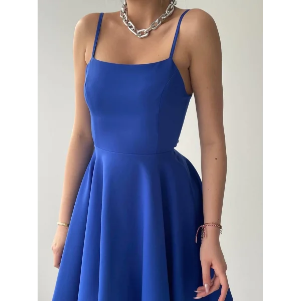 Pole İp Askılı Elbise