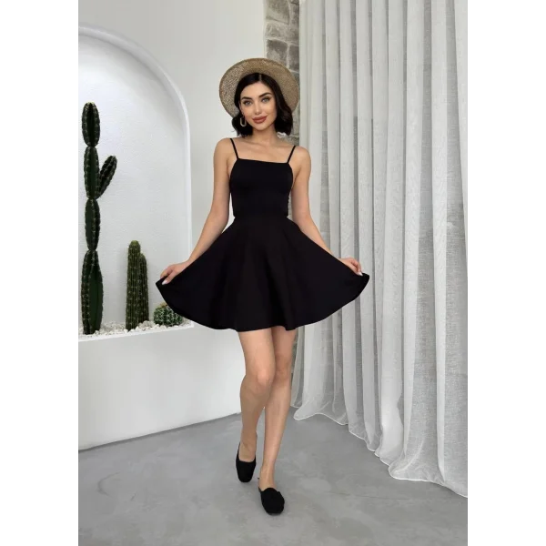 Pole İp Askılı Elbise