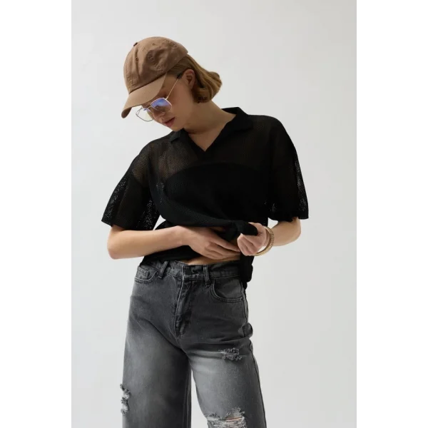 Polo Yaka Transparan  Thirt