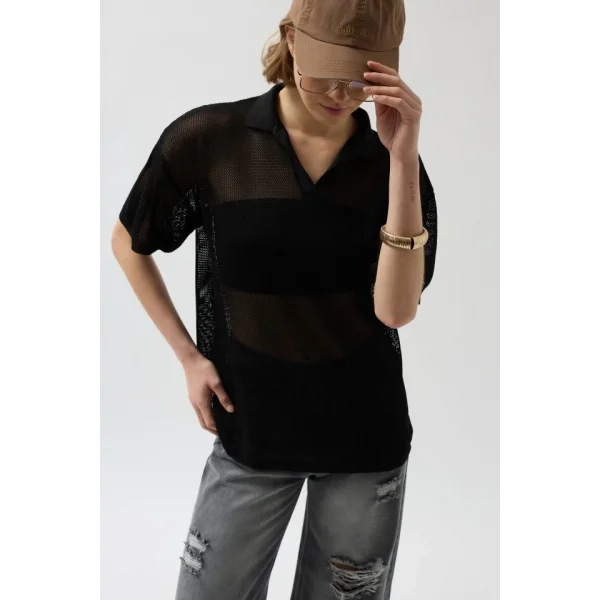 Polo Yaka Transparan  Thirt