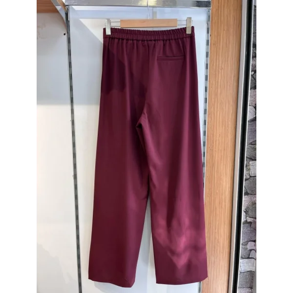 Poly Viscose Full Lycra Arka Bel Lasti̇k Detayli Palazzo Pantolon