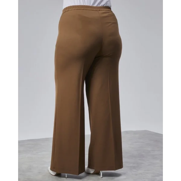 Poly Viscose Full Lycra Beli̇ Lasti̇kli̇ Battal Pantolon