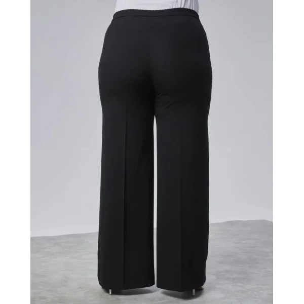 Poly Viscose Full Lycra Beli̇ Lasti̇kli̇ Battal Pantolon