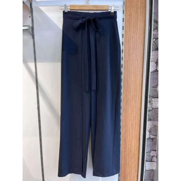 Poly Viscose Parça Detay Arka Lasti̇kli̇ Önü Bağlamali Pantolon