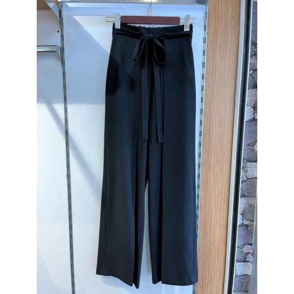 Poly Viscose Parça Detay Arka Lasti̇kli̇ Önü Bağlamali Pantolon