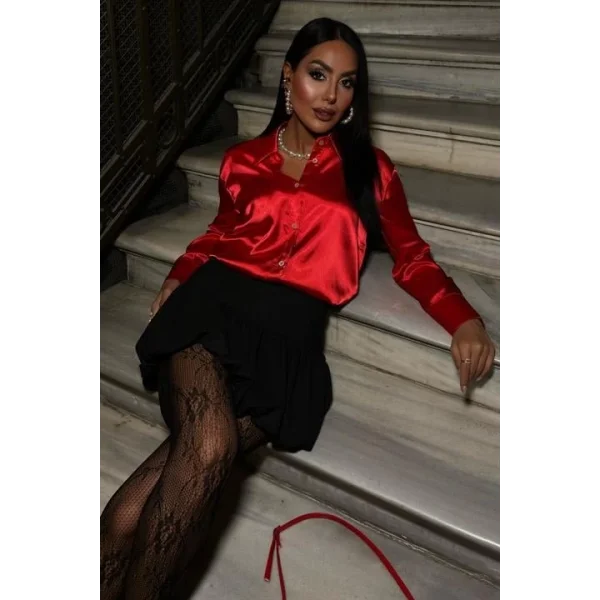 Premium Saten Gömlek 3438