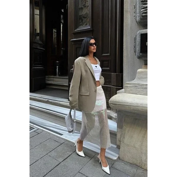 Pulpayet Midi Etek 4017-08