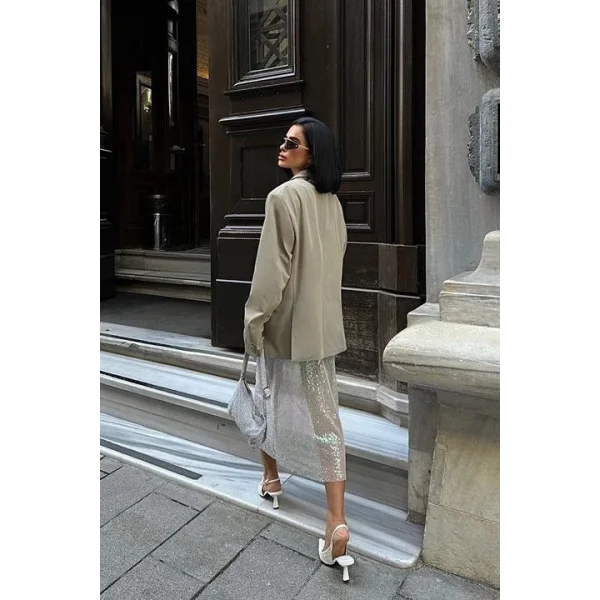 Pulpayet Midi Etek 4017-08