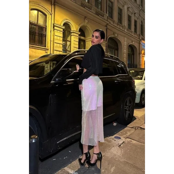 Pulpayet Midi Etek 4017-08