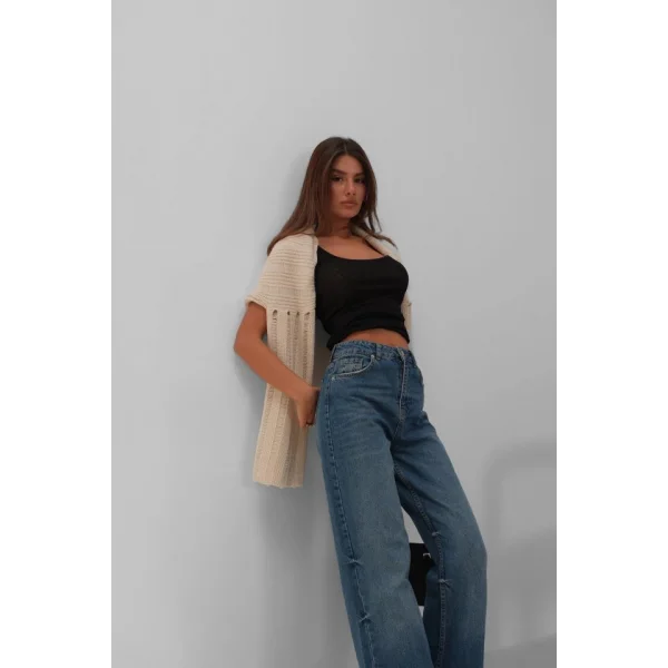 Püskül Paça Detay Jean