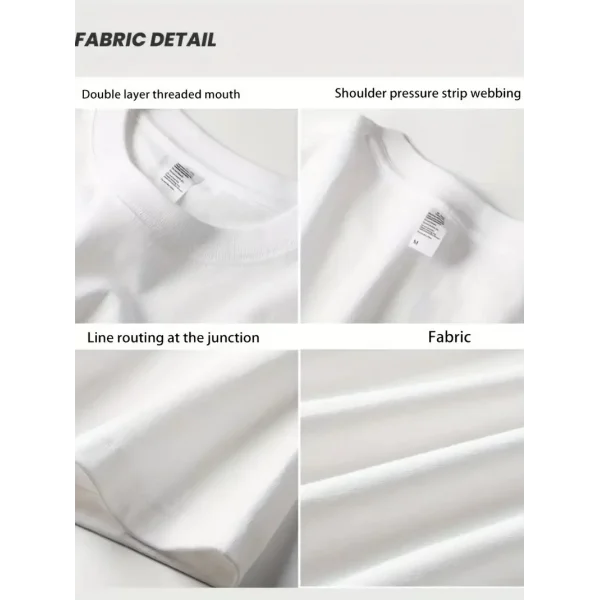 Rahat Bisiklet Yaka Tişört, Yaratıcı Karikatür Baskı - Yumuşak Polyester, Her Mevsim Giyilebilir- Beyaz