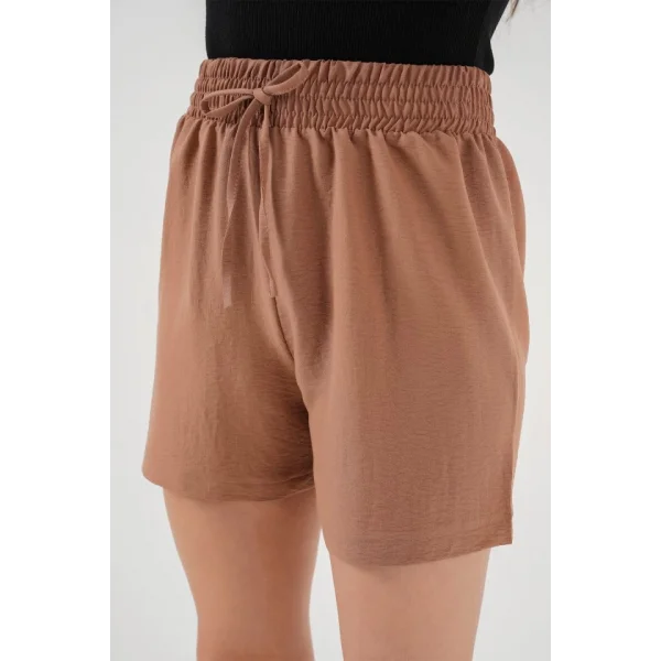 Rahat Kalıp Şort 5327  Camel