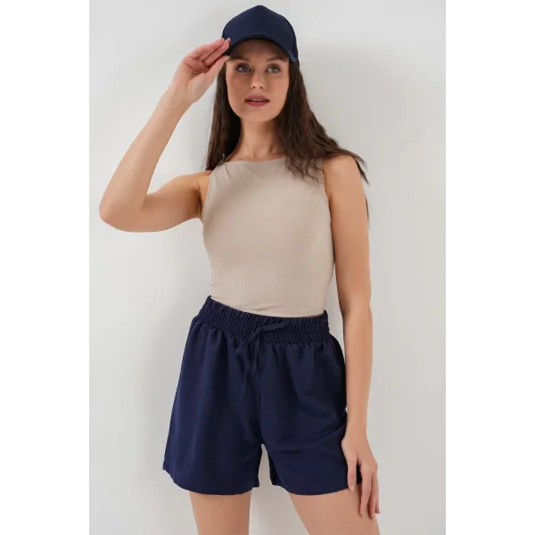 Rahat Kalıp Şort 5327  Lacivert