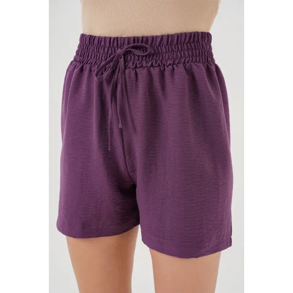 Rahat Kalıp Şort 5327  Mürdüm