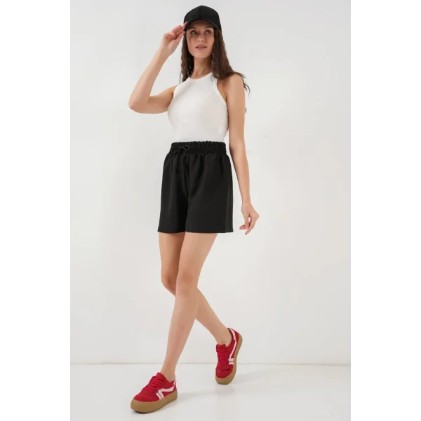Rahat Kalıp Şort 5327  Siyah