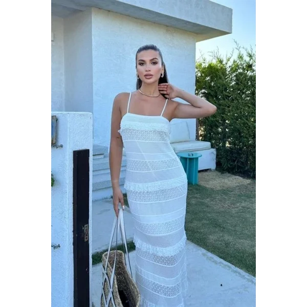 Regina Dantel Detay Elbise 2754-01