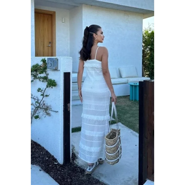 Regina Dantel Detay Elbise 2754-01