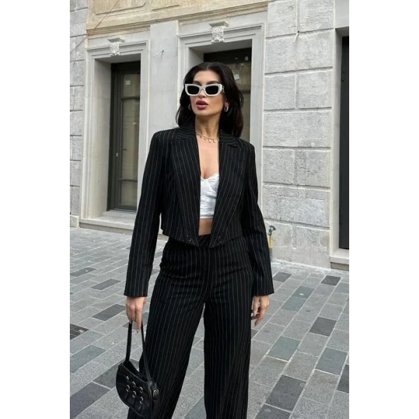 Renata Çizgili Pantolon Takım 9568-24