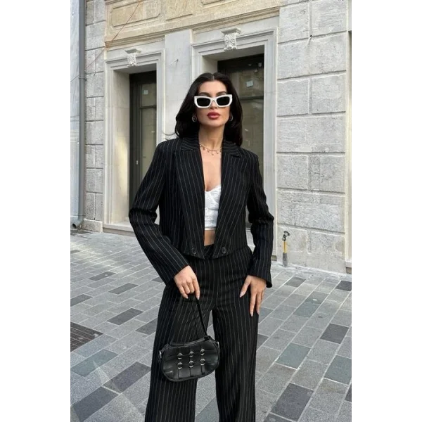 Renata Çizgili Pantolon Takım 9568-24