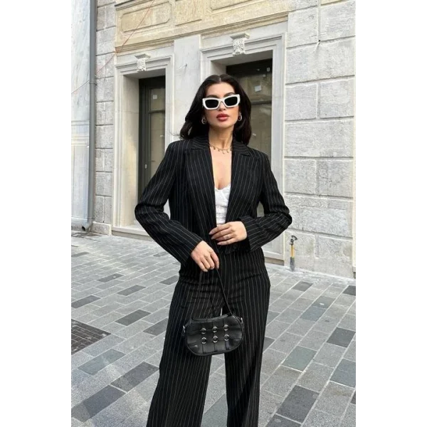 Renata Çizgili Pantolon Takım 9568-24