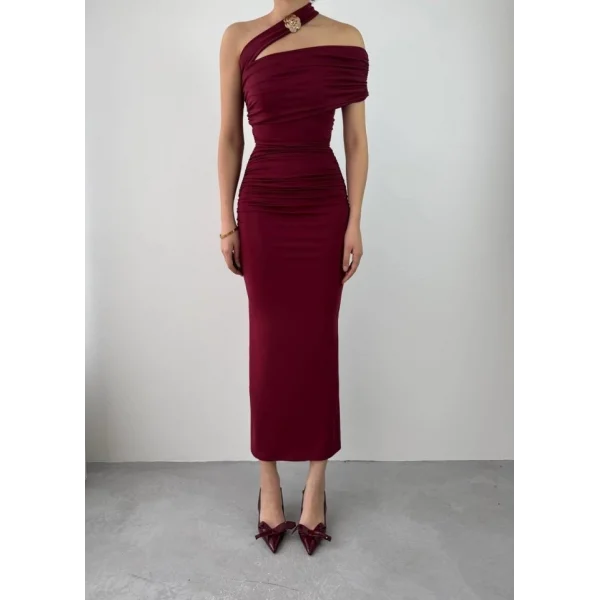 Reta Çapraz Omuz Elbise