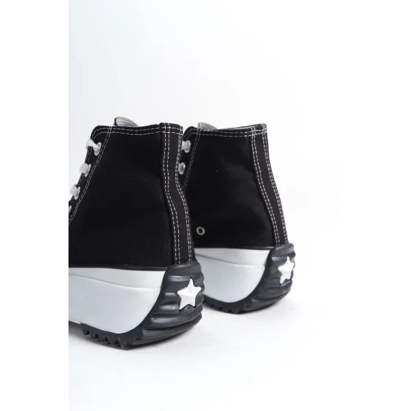 ROMA Bağcıklı Ortopedik Taban Kadın Sneaker Spor Ayakkabı  TBT - Siyah