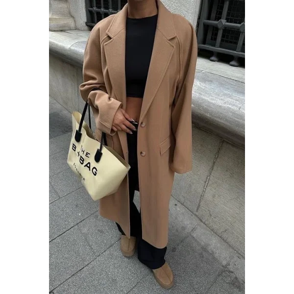 Rossie Uzun Kaşe Kaban 7061