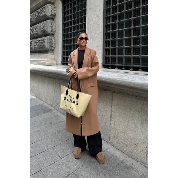 Rossie Uzun Kaşe Kaban 7061