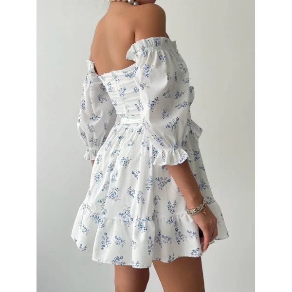 Rucka Belden Bağlamalı ini Elbise