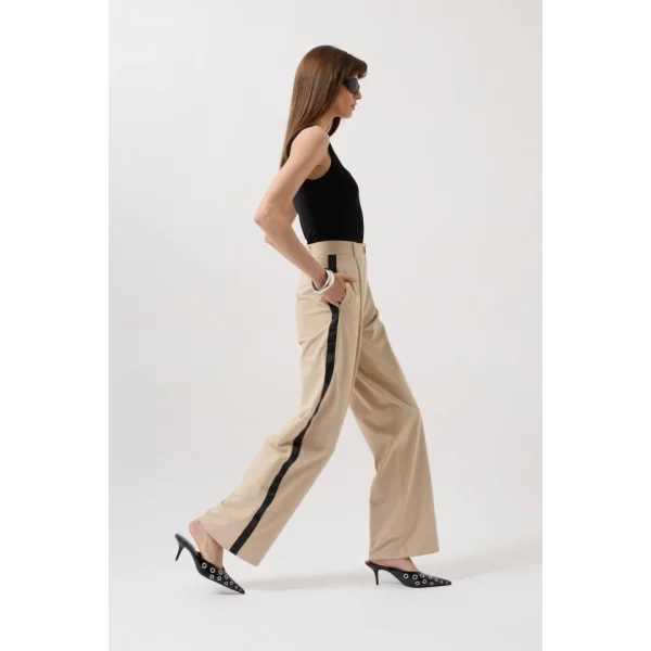 Şerit Detay Palazzo Pantolon