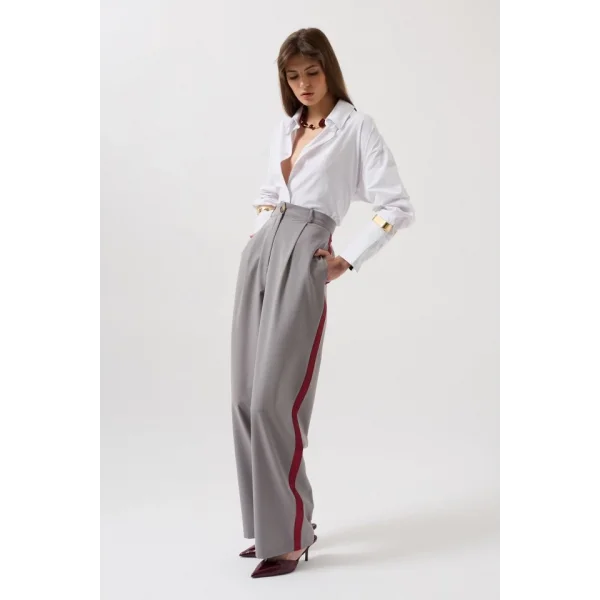 Şerit Detay Palazzo Pantolon