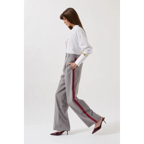 Şerit Detay Palazzo Pantolon