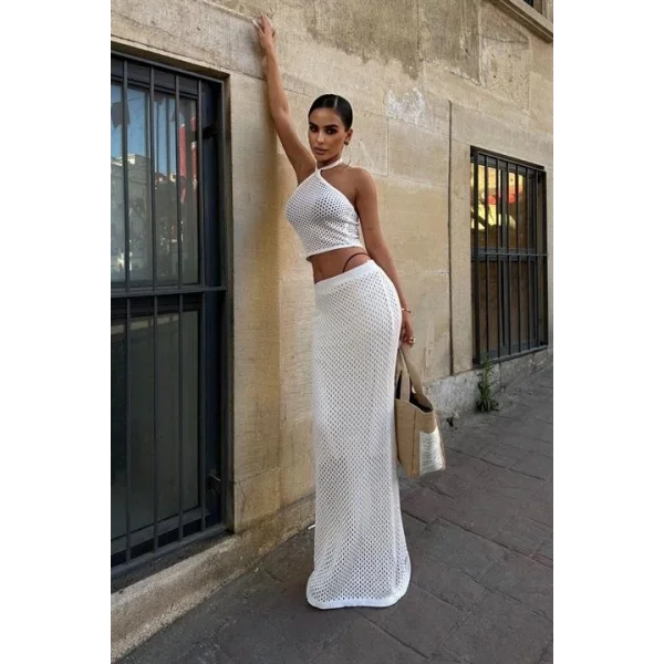 Sidney Kroşe Crop Takım 9843