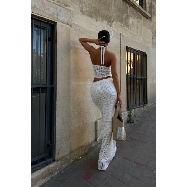 Sidney Kroşe Crop Takım 9843