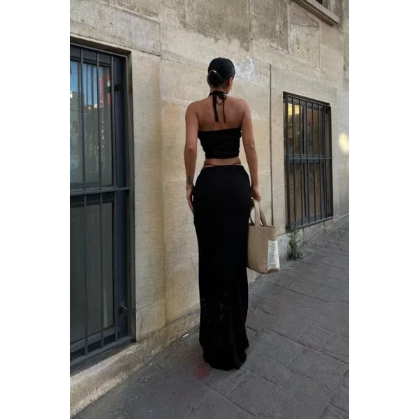 Sidney Kroşe Crop Takım 9843