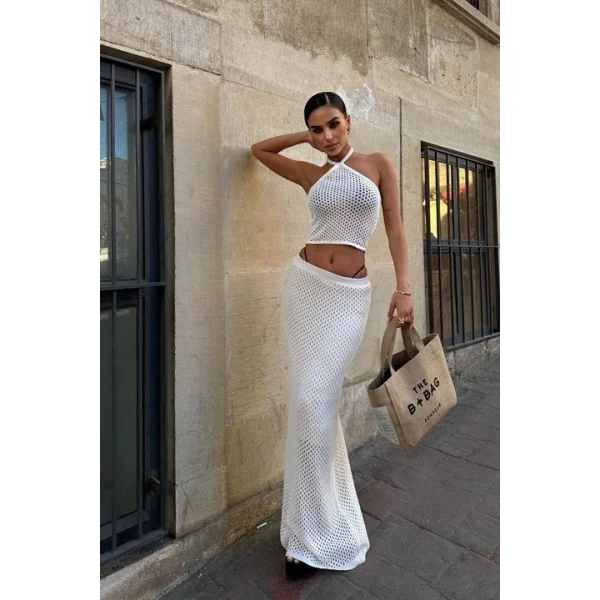 Sidney Kroşe Crop Takım 9843