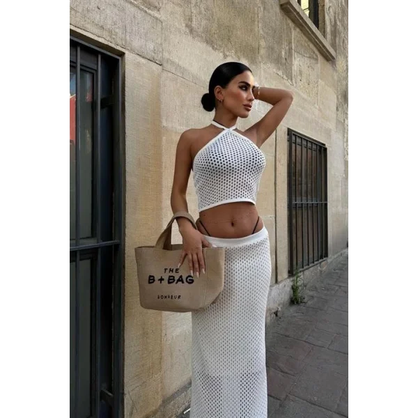 Sidney Kroşe Crop Takım 9843