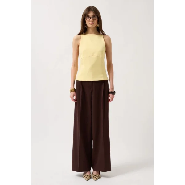 Sırt Kurdele Detay Bluz