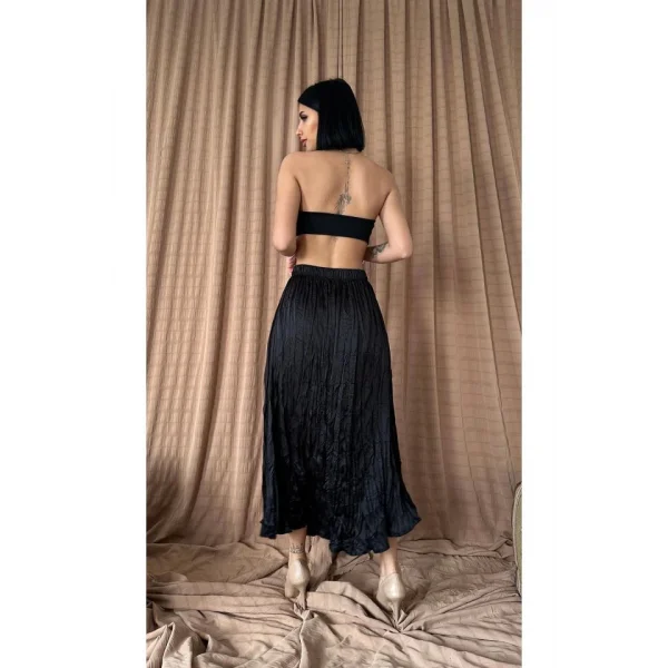 Siyah Kraşlı Etek