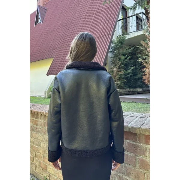 Siyah Kürklü Ceket