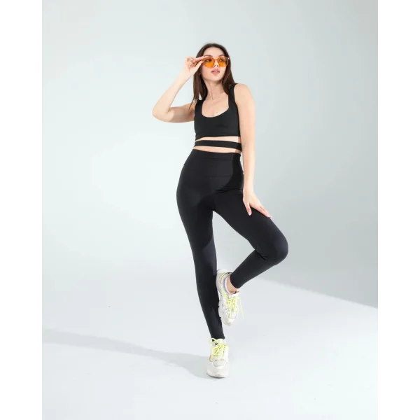 Siyah Önü Kurdeleli Askılı Dalgıç Crop