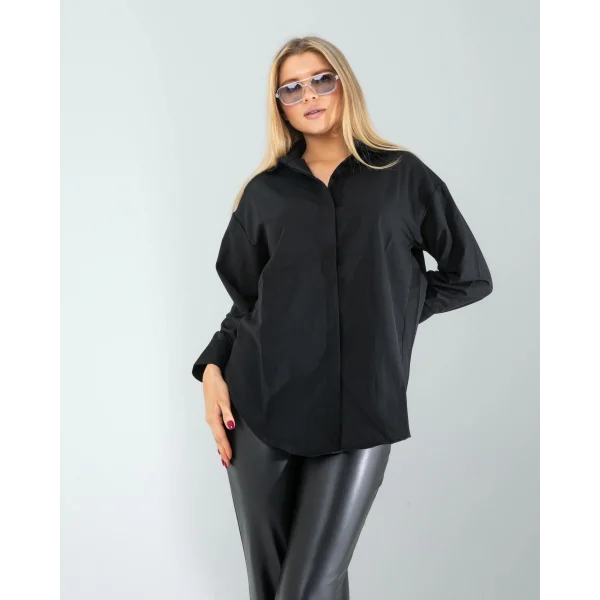 Siyah Regular Fit Gömlek